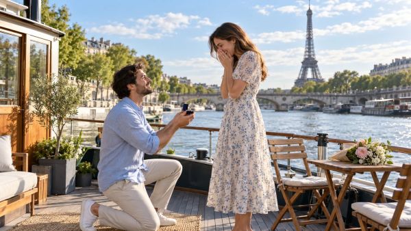 Top 10 idées surprenantes pour une demande en mariage à Paris